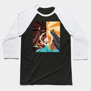 The Sun Summoner vs. The Darkling Baseball T-Shirt